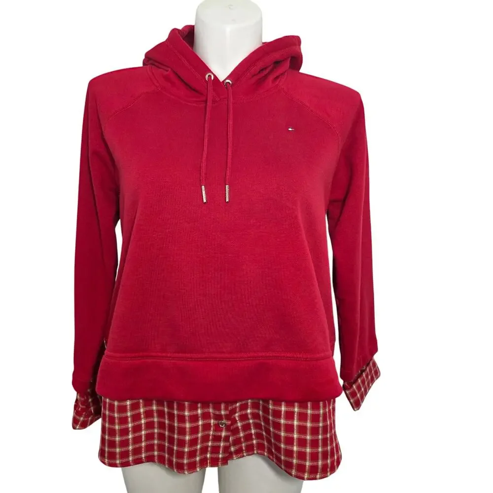 Tommy Hilfiger Layered Pullover Hoodie sz XXL - Picture 2 of 8